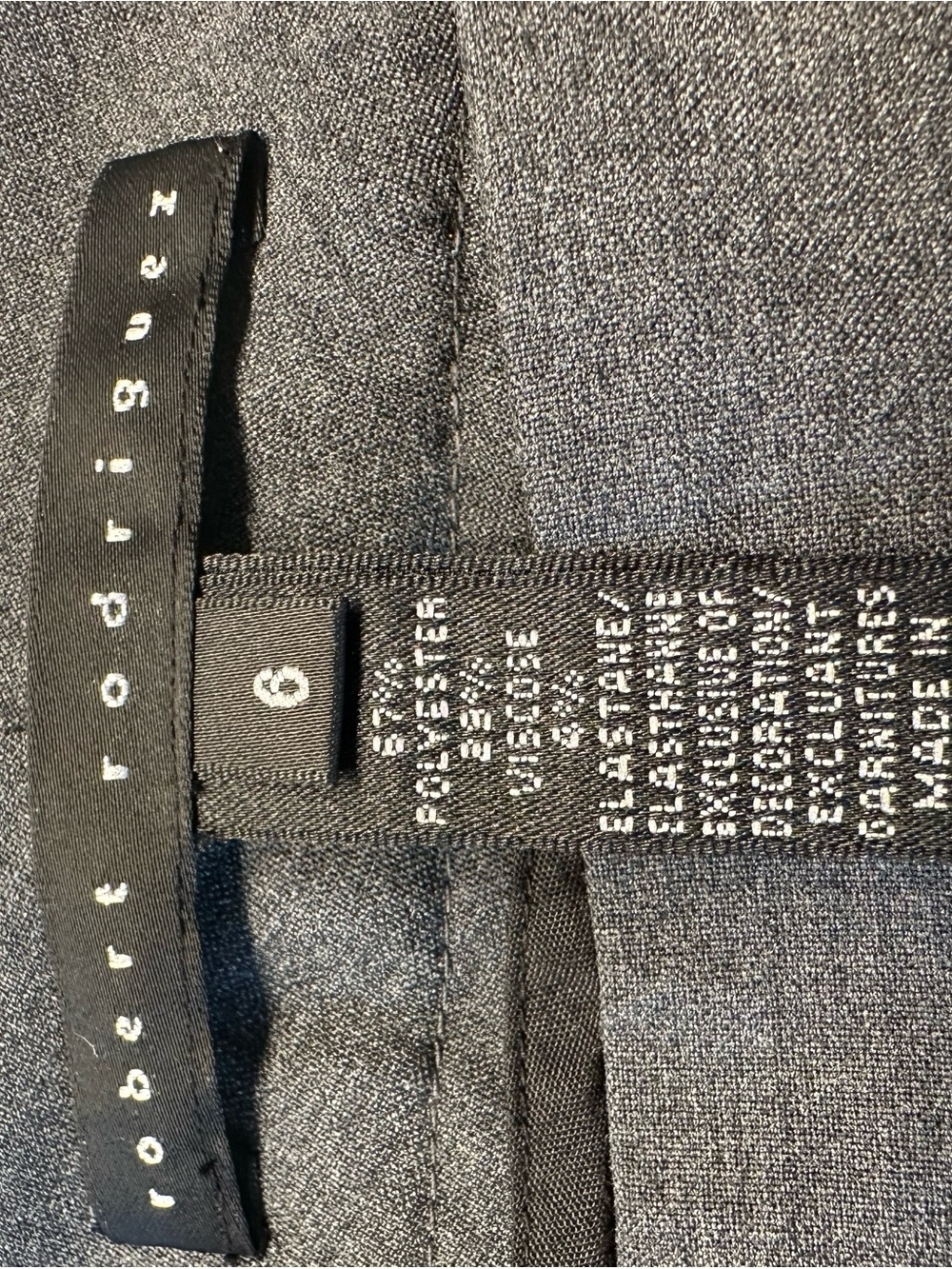 Robert Rodriguez Charcoal Gray Dress Pants